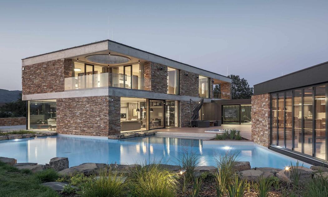 vila v severních Čechách